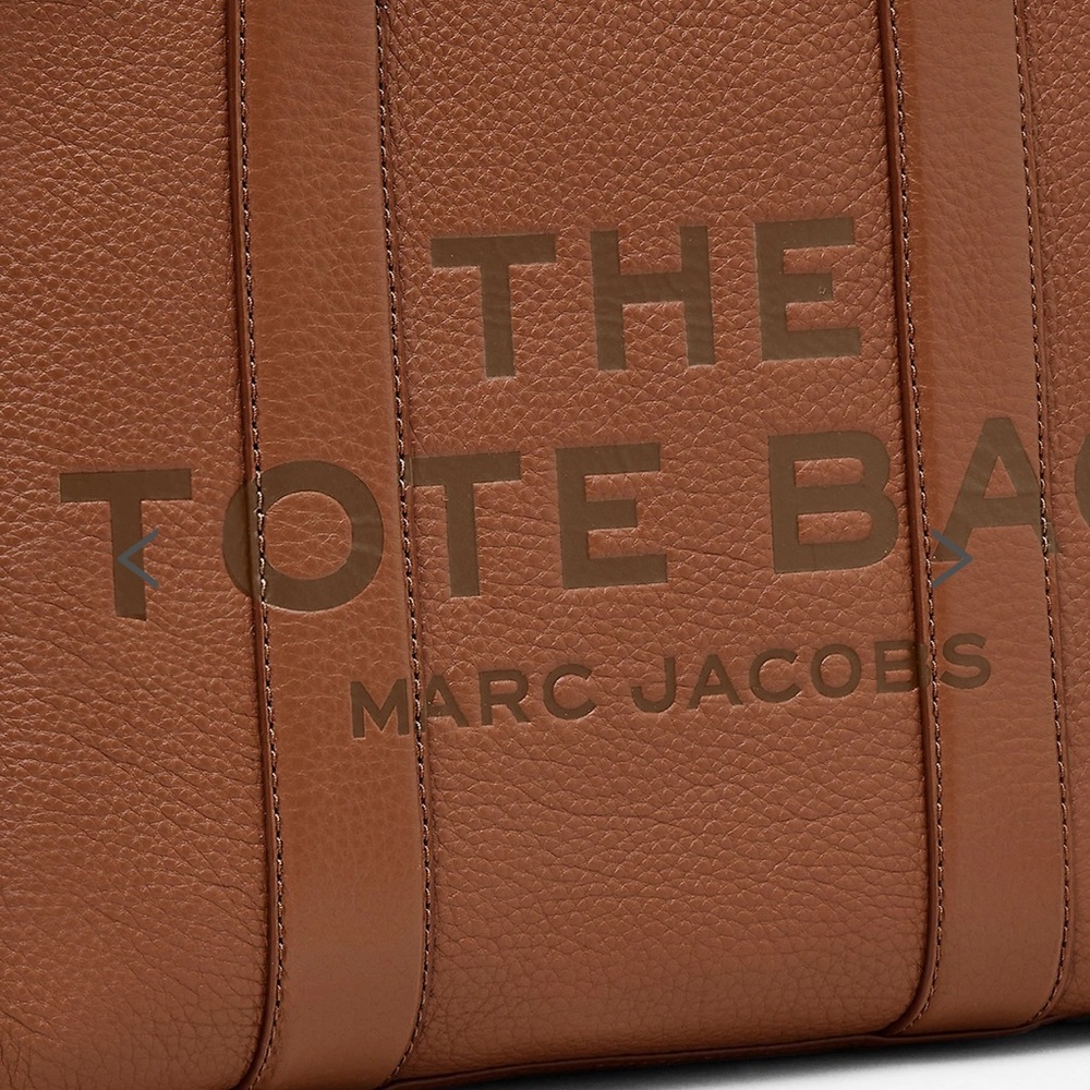 Marc Jacobs Brown Cowhide Leather Tote with crossbody strap NWT unisex